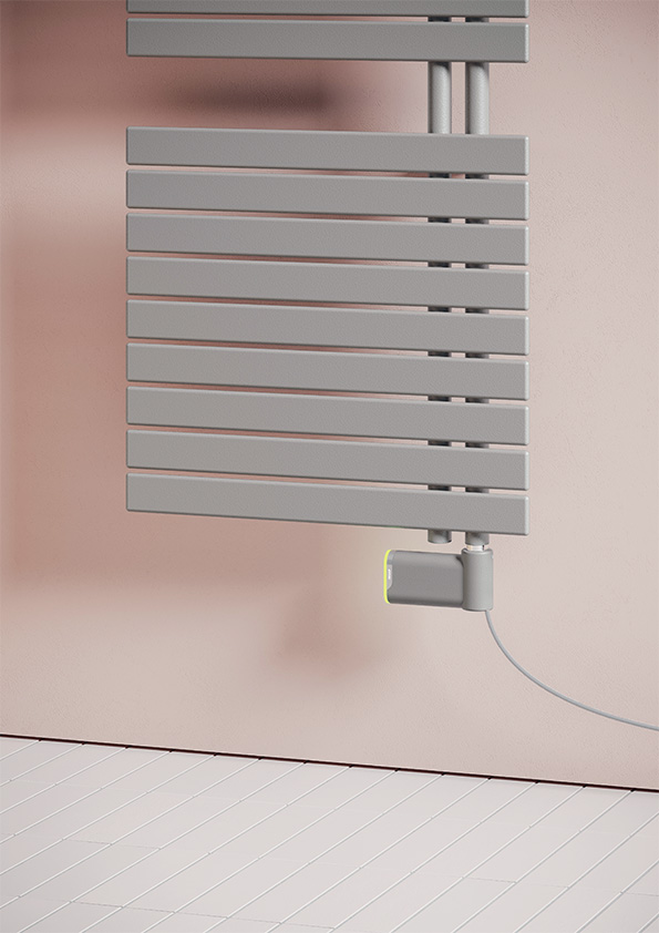 Soul S Elettrico, wysokość 1754 mm, szerokość 550 mm, elektryczny z WiFi ze zdalnym i programowanym sterowaniem, Jasnoszary matowy, (Szczegół)